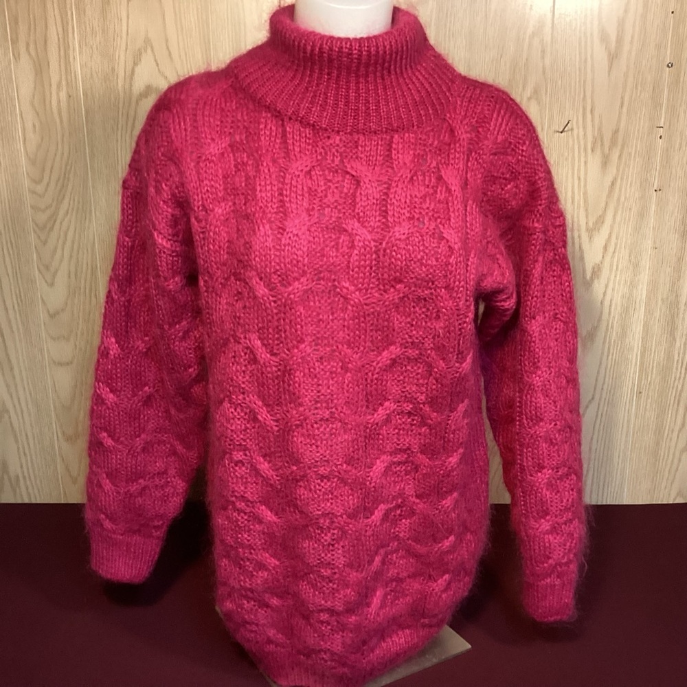 Vintage Tarazzia Mohair Blend Turtle Sweater Womens size small
